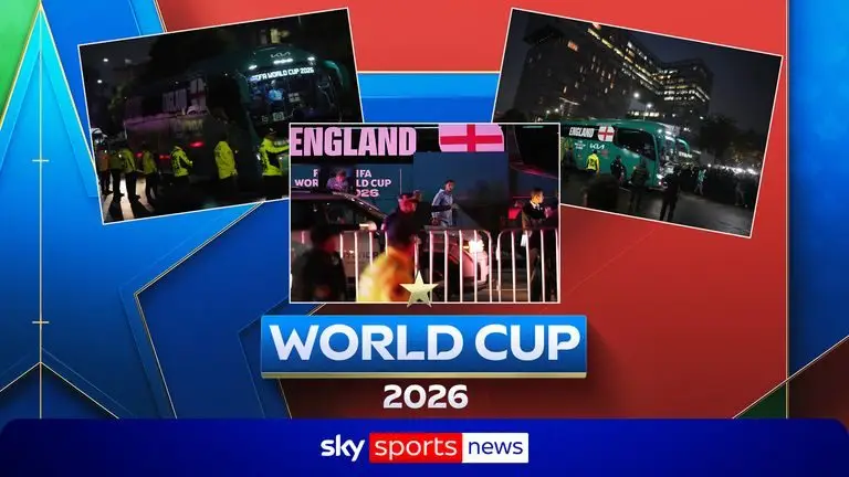 2026年世界杯:英格兰与墨西哥的16强比赛将在周一凌晨1点开球