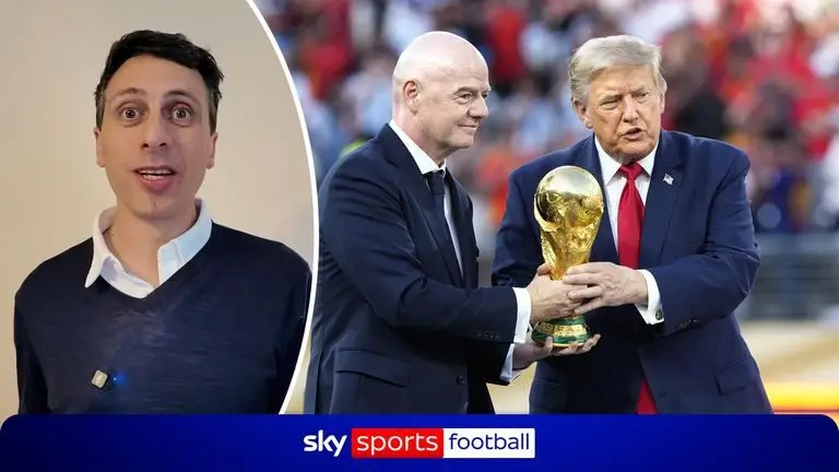 世界杯:国际足联主席贾尼·因凡蒂诺提出3000万英镑激励,鼓励成员支持有争议的私人投资计划